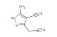 5-amino-4-cyano-3-(cyanomethyl)pyrazole