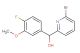 (6-bromopyridin-2-yl)(4-fluoro-3-methoxyphenyl)methanol