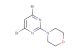4-(4,6-dibromopyrimidin-2-yl)morpholine