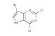 7-bromo-2,4-dichloro-5H-pyrrolo[3,2-d]pyrimidine