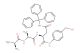 (S)-2-((S)-2-((S)-2-aminopropanamido)propanamido)-N1-(4-(hydroxymethyl)phenyl)-N4-tritylsuccinamide