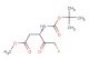 methyl (S)-3-((tert-butoxycarbonyl)amino)-5-fluoro-4-oxopentanoate