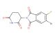 5-bromo-2-(2,6-dioxopiperidin-3-yl)-6-fluoro-2,3-dihydro-1H-isoindole-1,3-dione
