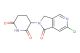 3-(6-chloro-1-oxo-1,3-dihydro-2H-pyrrolo[3,4-c]pyridin-2-yl)piperidine-2,6-dione
