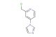 2-(chloromethyl)-4-(1H-imidazol-1-yl)pyridine