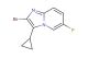 2-bromo-3-cyclopropyl-6-fluoroimidazo[1,2-a]pyridine