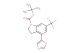 tert-butyl 4-(oxazol-5-yl)-6-(trifluoromethyl)indoline-1-carboxylate