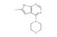 4-(6-iodo-7H-pyrrolo[2,3-d]pyrimidin-4-yl)morpholine