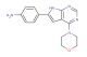 4-(4-morpholino-7H-pyrrolo[2,3-d]pyrimidin-6-yl)aniline