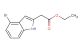 ethyl 2-(4-bromo-1H-indol-2-yl)acetate