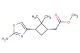 methyl 2-((1S,3S)-3-(2-aminothiazol-4-yl)-2,2-dimethylcyclobutyl)acetate