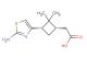 2-((1S,3S)-3-(2-aminothiazol-4-yl)-2,2-dimethylcyclobutyl)acetic acid
