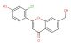 2-(2-chloro-4-hydroxyphenyl)-7-(hydroxymethyl)-4H-chromen-4-one