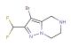 3-bromo-2-(difluoromethyl)-4,5,6,7-tetrahydropyrazolo[1,5-a]pyrazine