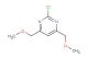 2-chloro-4,6-bis(methoxymethyl)pyrimidine