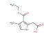 2-(3-(ethoxycarbonyl)-4-methyl-1H-pyrrol-2-yl)acetic acid