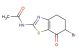 N-(6-bromo-7-oxo-4,5,6,7-tetrahydrobenzo[d]thiazol-2-yl)acetamide