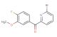 (6-bromopyridin-2-yl)(4-fluoro-3-methoxyphenyl)methanone