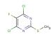 4,6-dichloro-5-fluoro-2-(methylthio)pyrimidine