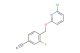 4-(((6-chloropyridin-2-yl)oxy)methyl)-3-fluorobenzonitrile
