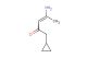 4-amino-1-cyclopropylpent-3-en-2-one