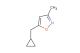 5-(cyclopropylmethyl)-3-methylisoxazole