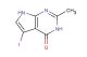 5-iodo-2-methyl-3,7-dihydro-pyrrolo[2,3-d]pyrimidin-4-one