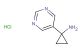 1-(pyrimidin-5-yl)cyclopropanamine hydrochloride