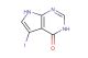 5-iodo-3,7-dihydro-pyrrolo[2,3-d]pyrimidin-4-one