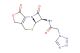 (5aR,6R)-6-[(1H-tetrazol-1-ylacetyl)amino]-5a,6-dihydro-3H,7H-azeto[2,1-b]furo[3,4-d][1,3]thiazine-1,7(4H)-dione