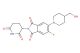 2-(2,6-dioxopiperidin-3-yl)-5-fluoro-6-(4-(hydroxymethyl)piperidin-1-yl)isoindoline-1,3-dione