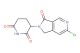 3-(6-chloro-3-oxo-1,3-dihydro-2H-pyrrolo[3,4-c]pyridin-2-yl)piperidine-2,6-dione