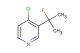 4-chloro-3-(2-fluoropropan-2-yl)pyridine