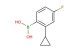 2-cyclopropyl-4-fluorophenylboronic acid