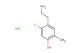 4-(2-aminoethyl)-5-fluoro-2-methylphenol hydrochloride