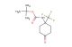 tert-butyl N-[4-oxo-1-(trifluoromethyl)cyclohexyl]carbamate