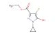 ethyl 1-cyclopropyl-4-fluoro-5-hydroxy-1H-pyrazole-3-carboxylate