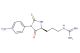 (S)-1-(3-(1-(4-aminophenyl)-5-oxo-2-thioxoimidazolidin-4-yl)propyl)guanidine