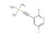 2-chloro-5-fluoro-3-((trimethylsilyl)ethynyl)pyridine
