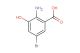 2-amino-5-bromo-3-hydroxybenzoic acid
