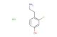 4-(2-aminoethyl)-3-fluorophenol hydrochloride