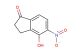 4-hydroxy-5-nitro-2,3-dihydro-1H-inden-1-one