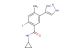 N-cyclopropyl-2-fluoro-4-methyl-5-(1H-pyrazol-4-yl)benzamide