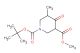 1-(tert-butyl) 3-methyl 5-methyl-4-oxopiperidine-1,3-dicarboxylate