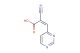 (Z)-2-cyano-3-pyrimidin-4-ylprop-2-enoic acid
