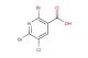 2,6-Dibromo-5-chloronicotinic acid
