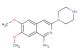 6,7-dimethoxy-3-(piperazin-1-yl)isoquinolin-1-amine