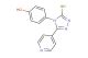 4-(3-mercapto-5-(pyridin-4-yl)-4H-1,2,4-triazol-4-yl)phenol