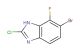 6-bromo-2-chloro-7-fluoro-1H-benzo[d]imidazole