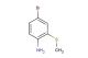 4-bromo-2-(methylthio)aniline